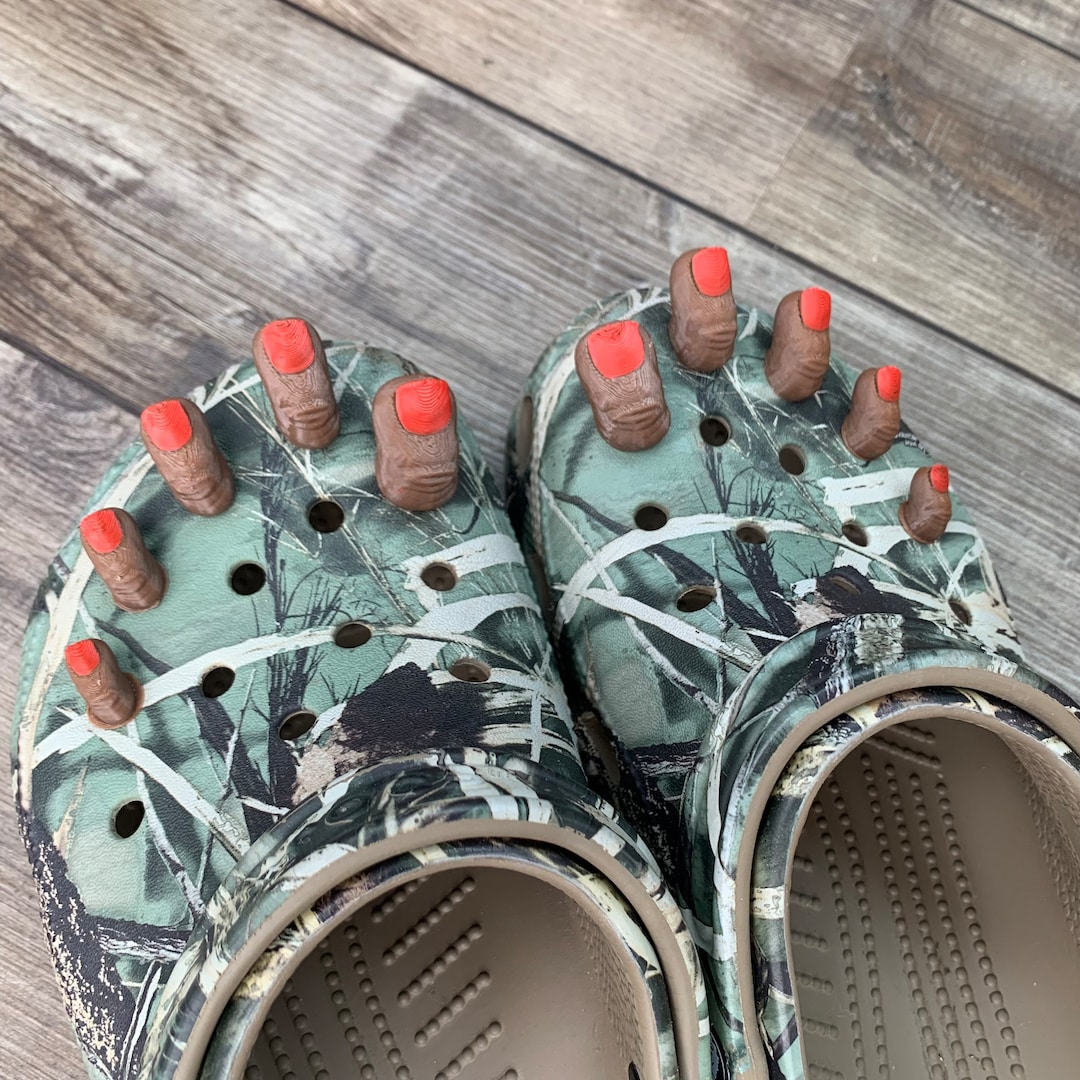 Croc Realistic Toes Charm Set of 10 or 5 Hilarious Toe Etsy