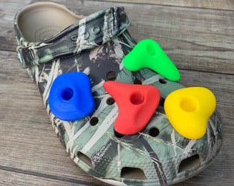 Bouldering Charm set of (2) for Crocs Bouldering Gifts Climbing Gifts charms for crocs Climber gifts for croc lover Bouldering holds