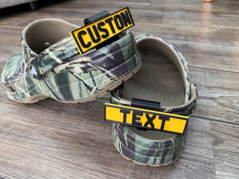 Croc Custom Reg Plate Charm Set of 2 Funny Croc Jibbitz for Etsy UK