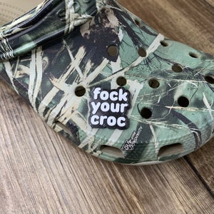 Fock Your croc Charm | Funny Shoe Charm | Naughty Clog Accessories | Novelty Shoe Decor | Gag Gift for Him/Her | Cheeky Croc Charm