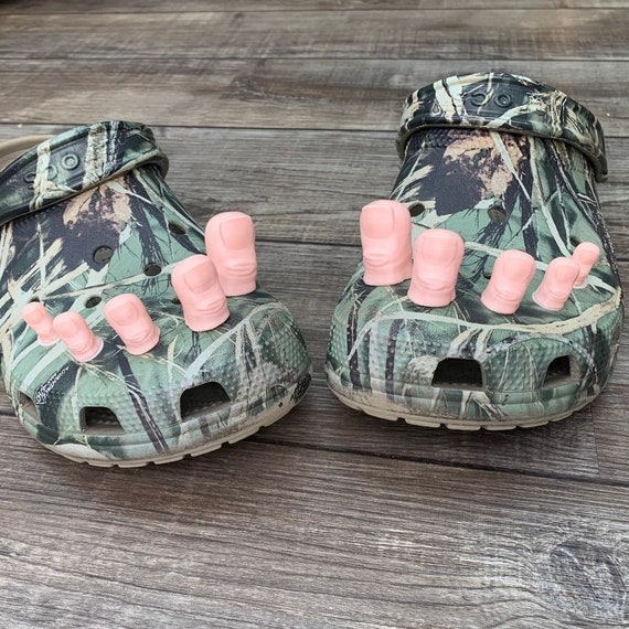 Crocs store with toes