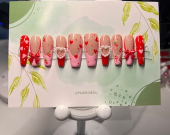 Strawberry Delight - Press On Nails