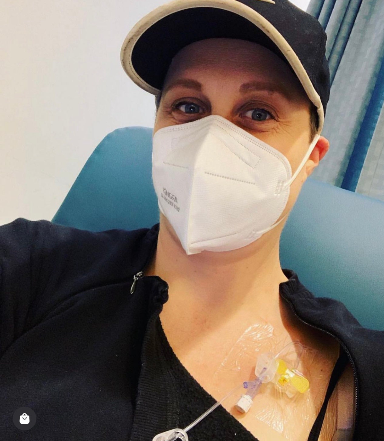 Chemo Sweater Adult unisex chest port access Ivad access cancer