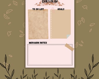 Daily Planner Template