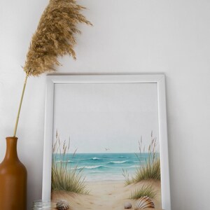 Coastal Wall Art Poster | DIN A4 | DIN A3 | Downloadable Print |  New Wall Art | Digital Download Print | Trendy wall art