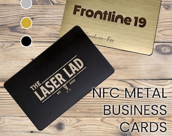 Custom Metal Hybrid NFC Business Card – Premium NFC Smart Card NTAG215