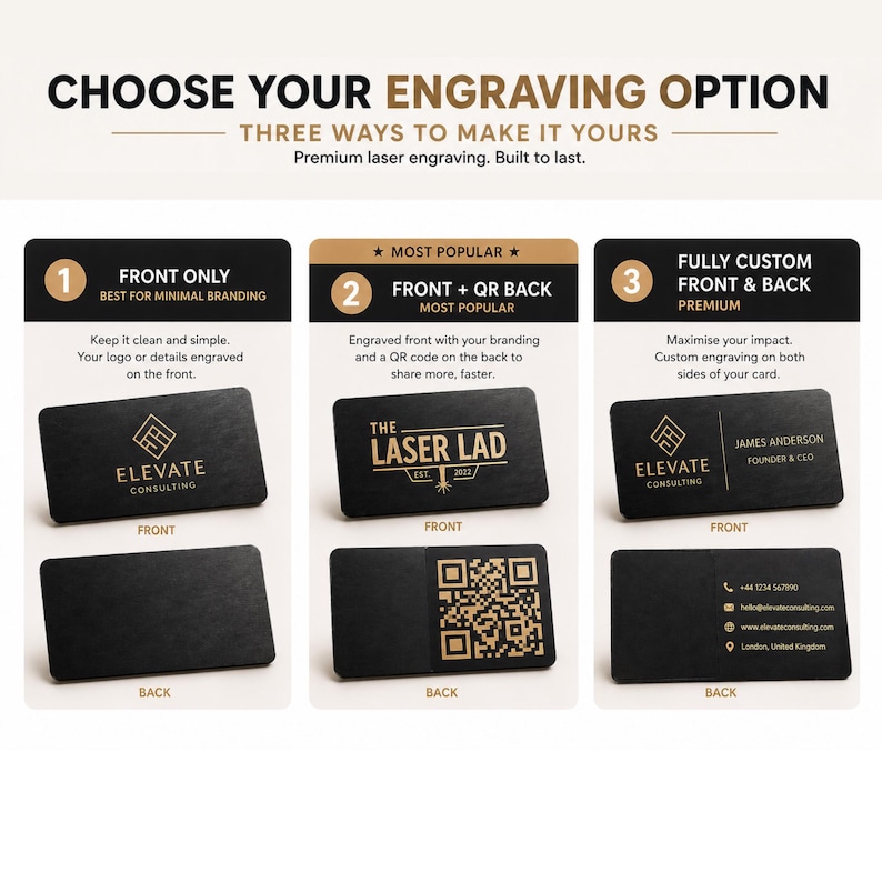 NFC Metal Business Card – Tap to Share Contact Instantly (Digital) image 3
