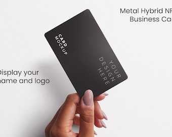 Eco-Friendly Hybrid NFC Metal Business Card