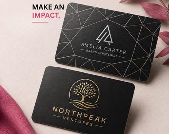 Miljövänligt hybrid NFC-metallvisitkort