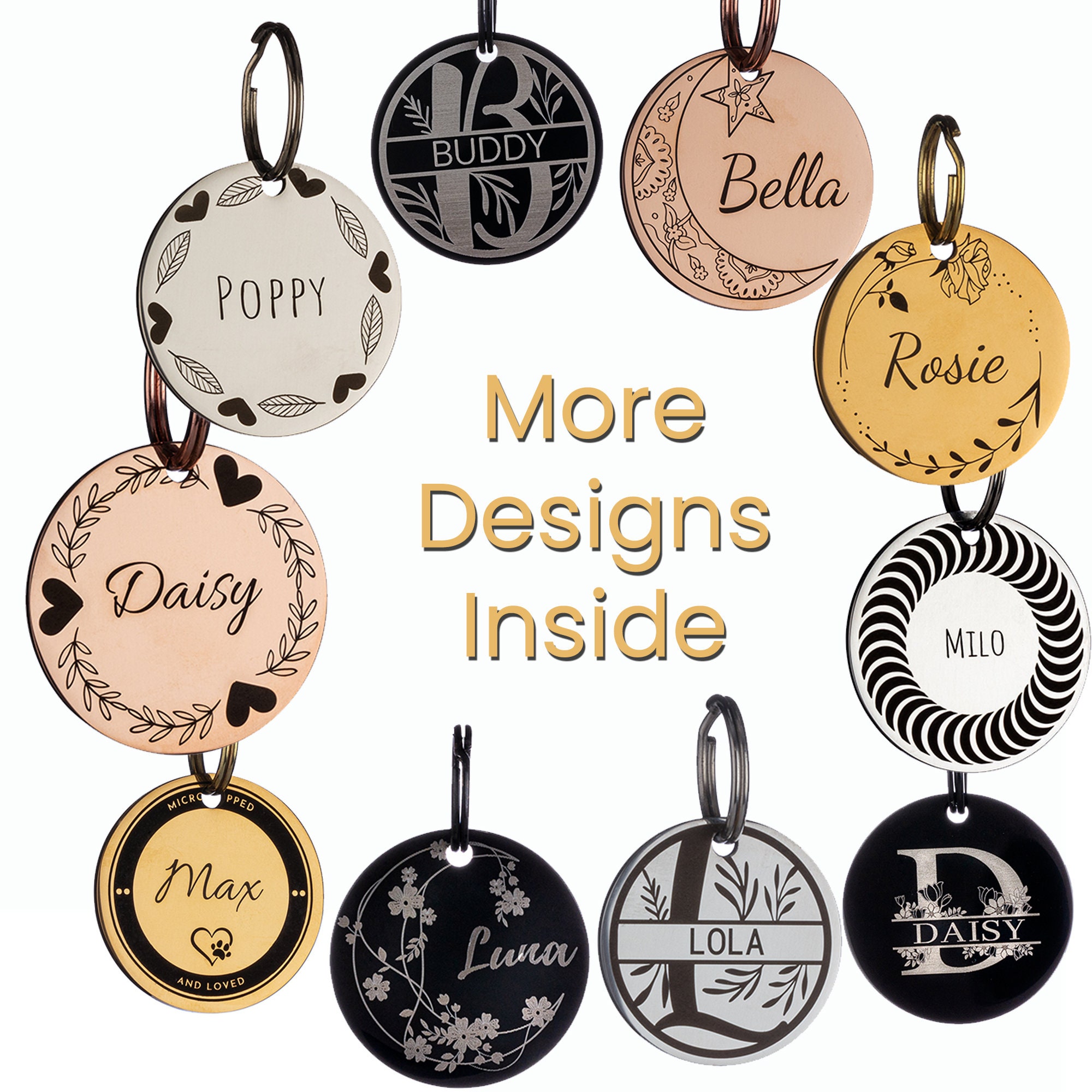 Brass & Stainless Steel Dog Tags