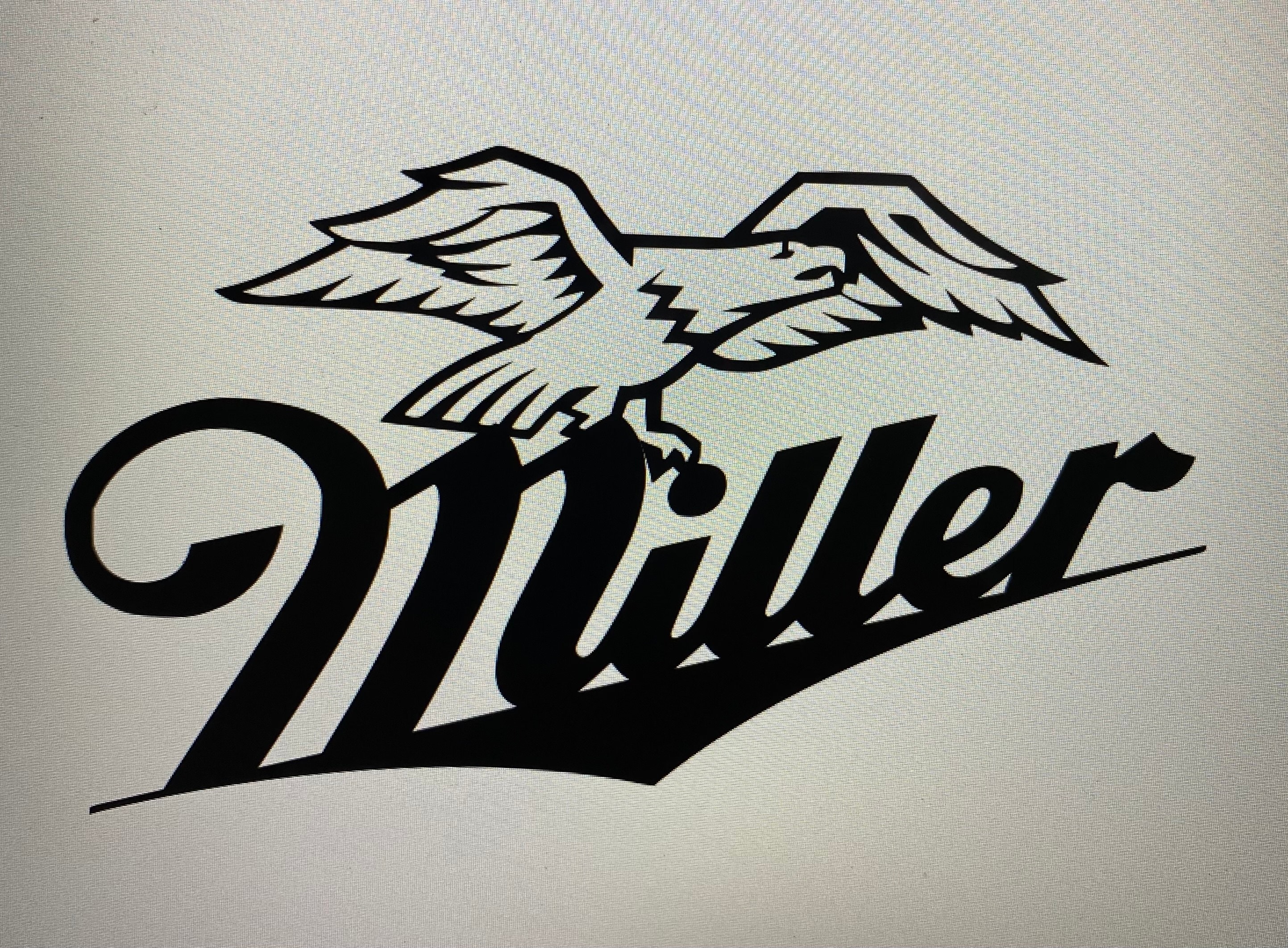 Miller Beer SVG DXF Cut File Etsy