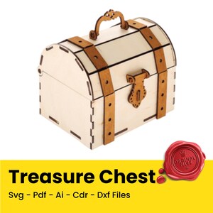 TREASURE CHEST BANK Box - plastic canvas KIT -NIP (#609)