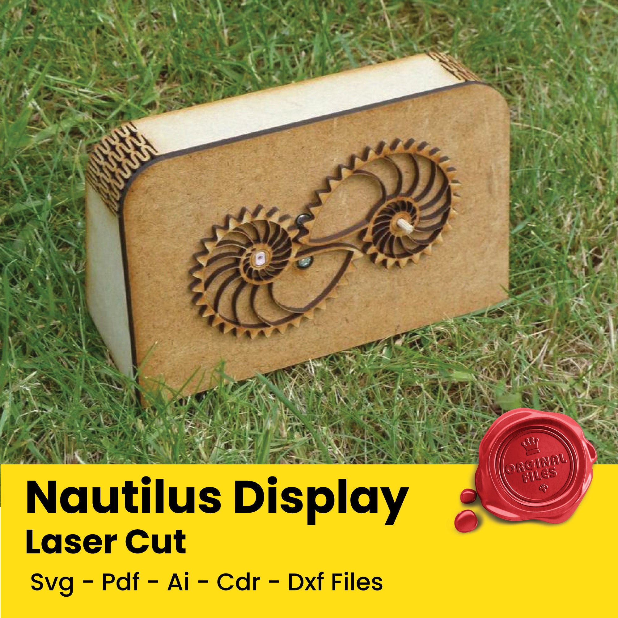 Nautilus Gear Motorised Display Laser Cut Multilayered 3d Etsy