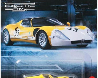 Alfa Romeo 33 Stradale 1969 Hot Wheels modellino scala 1/64 circa