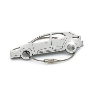 Polished Stainless Steel key ring ideal for Toyota Corolla owners