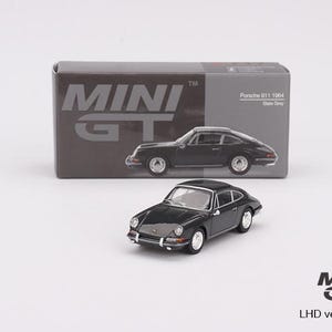 Porsche 911 1964 Gris Ardoise - MINI GT - Échelle 1/64 - MGT00717