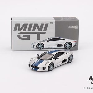 Jaguar C-X75 Argent - MINI GT - Échelle 1/64 MGT00960-L