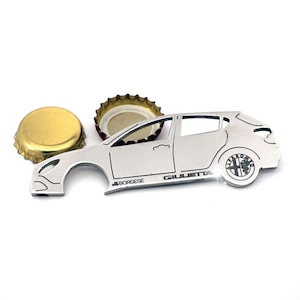Alfa Romeo Giulietta Bottle Opener Polished Stainless Steel 1/43 Scale Bottle Opener - Flaschenöffner - Décapsuleur - Abrebotellas