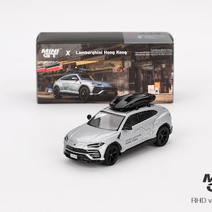 Lamborghini Urus &quot;Unlock Any Road Hong Kong&quot; Exclusivité HK - Mini GT Échelle 1/64 MGT00443-R