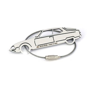 Polished Stainless Steel key ring ideal for Citroen SM owners