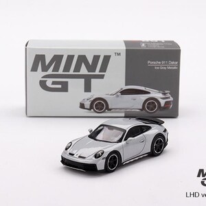 Porsche 911 Dakar Gris Glace Métallisé Conduite à gauche - MINI GT - Échelle 1/64 MGT00891-L