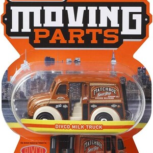 Camion à Lait Divco Miniature Matchbox échelle 1:64 - Série Moving Parts - Neuf