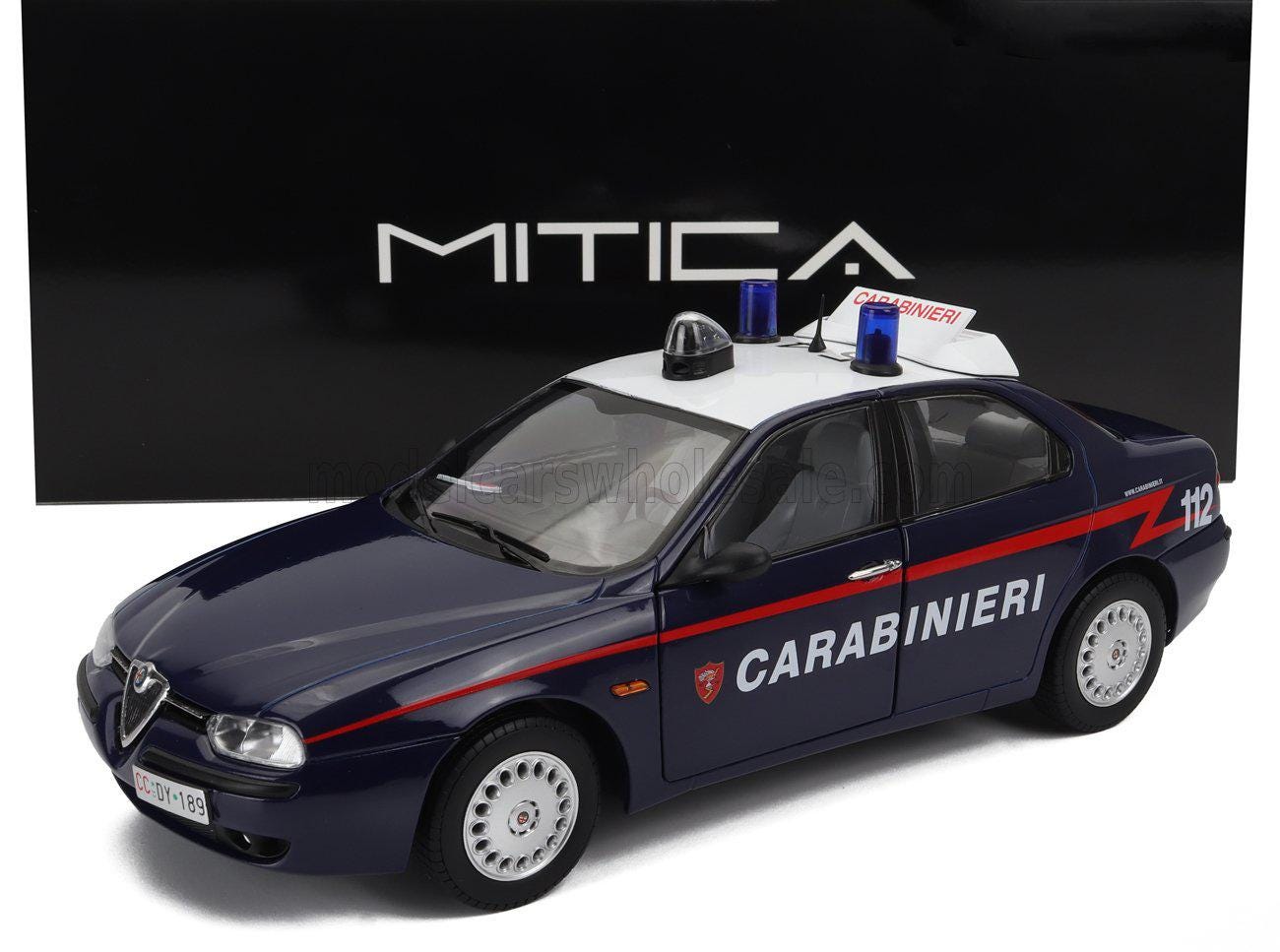 Alfetta Carabinieri Modellino Alfa Romeo 156 Twin Spark