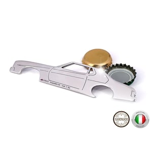 Starsky & Hutch Polished Stainless Steel Bottle Opener ideal for owners of Ford Gran Torino Scale 1/43