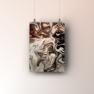 Abstract Wall Art Print | Wall Decor | Retro Print | Boho Art | Home Decor | Abstract Poster | Physical Print