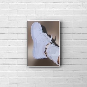 Sneaker Art | Sneakers Wall Art Print | Sneakers | Uptown Poster | Home Decor | Afro Wall Art | Digital Download