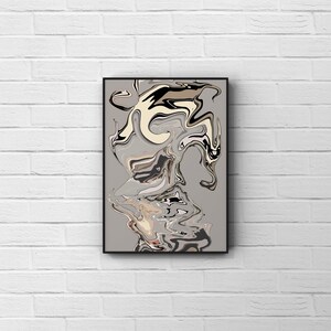 Printable Abstract Wall Art Print | Wall Decor | Black Owned Art | Aesthetic | Artsy | Abstract Poster | Digital Download