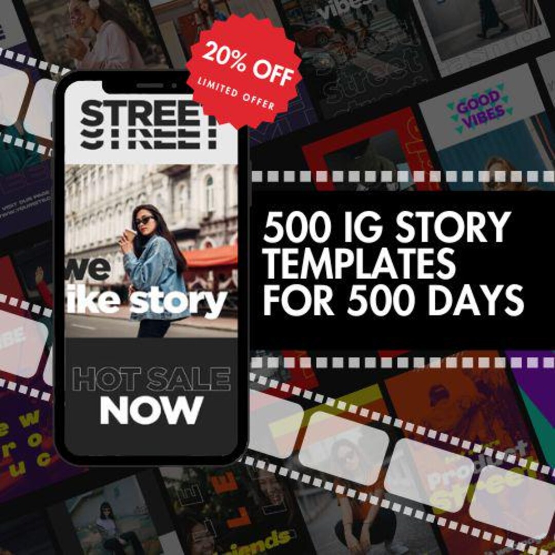 500 Aesthetic Instagram Story Templates Etsy