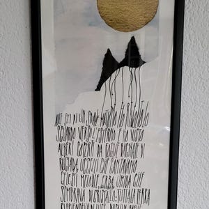 ALBERI POETICI con SOLE e poesia, Originale e stampe