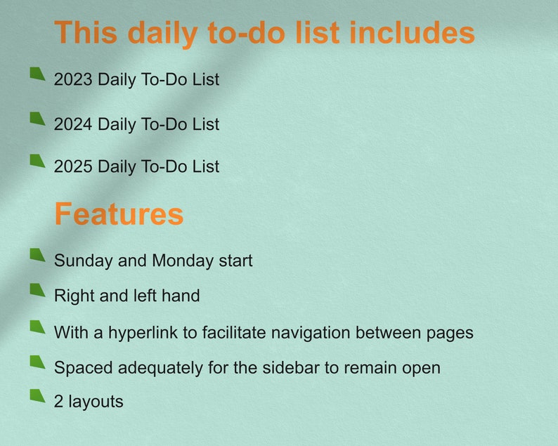 Remarkable 2 Templates 2024 2025 Daily Todo List Etsy UK