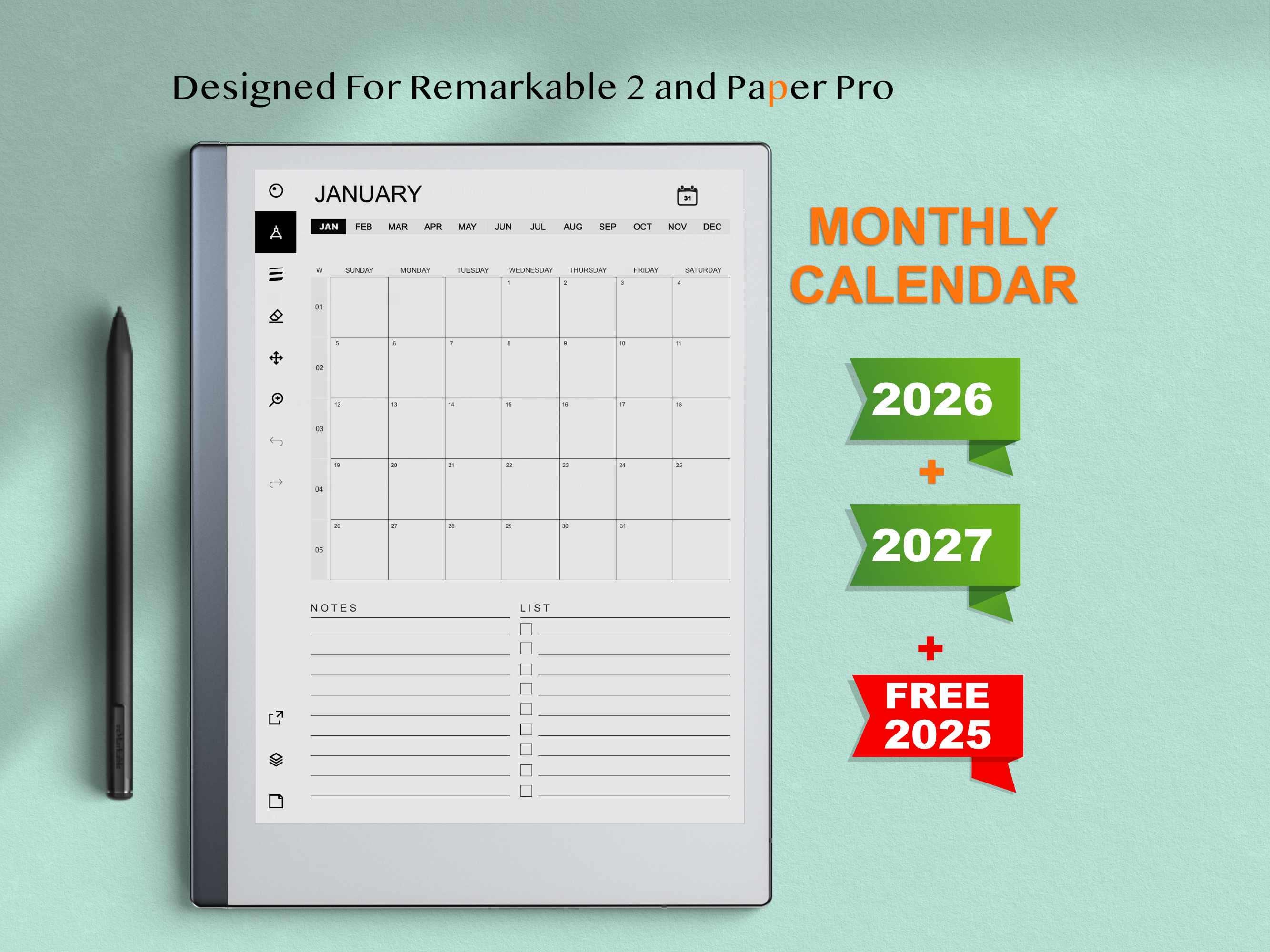 Productivity Calendar