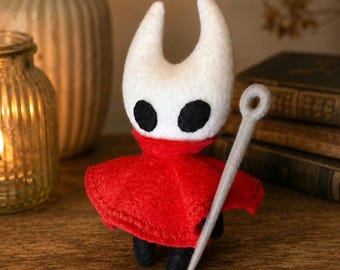 Baby Hornet Plush | Silksong Plush | Handmade Wool Felt Hornet Doll | Gamer Collectible Gift | Video Game Fan Art