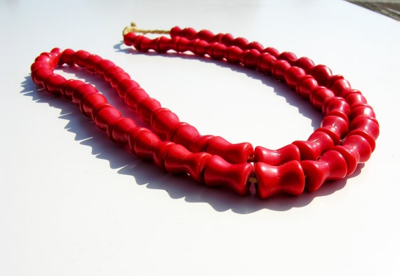 Vintage Czech Bead Necklace from the African Trade - image 2