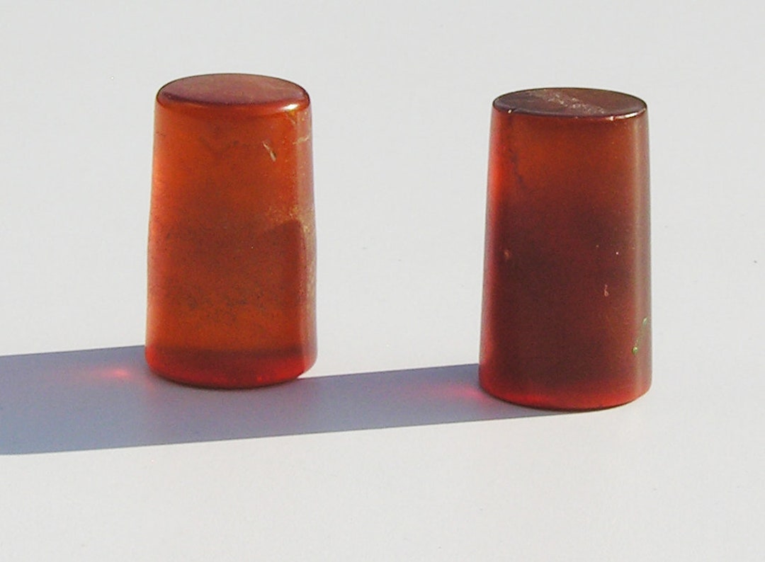 Traditional Antique Amber Cylinder Ear Plugs From the Kachin Etsy