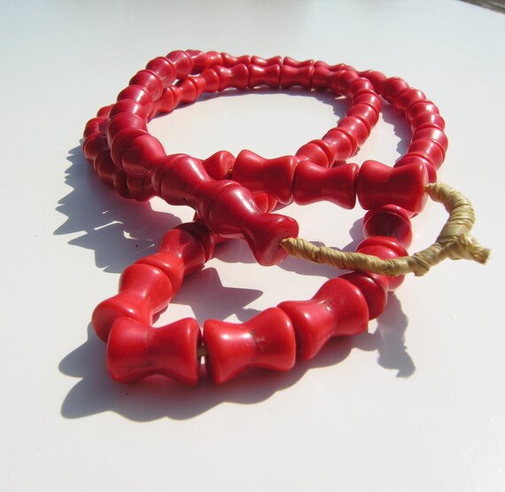 Vintage Czech Bead Necklace from the African Trade - image 9