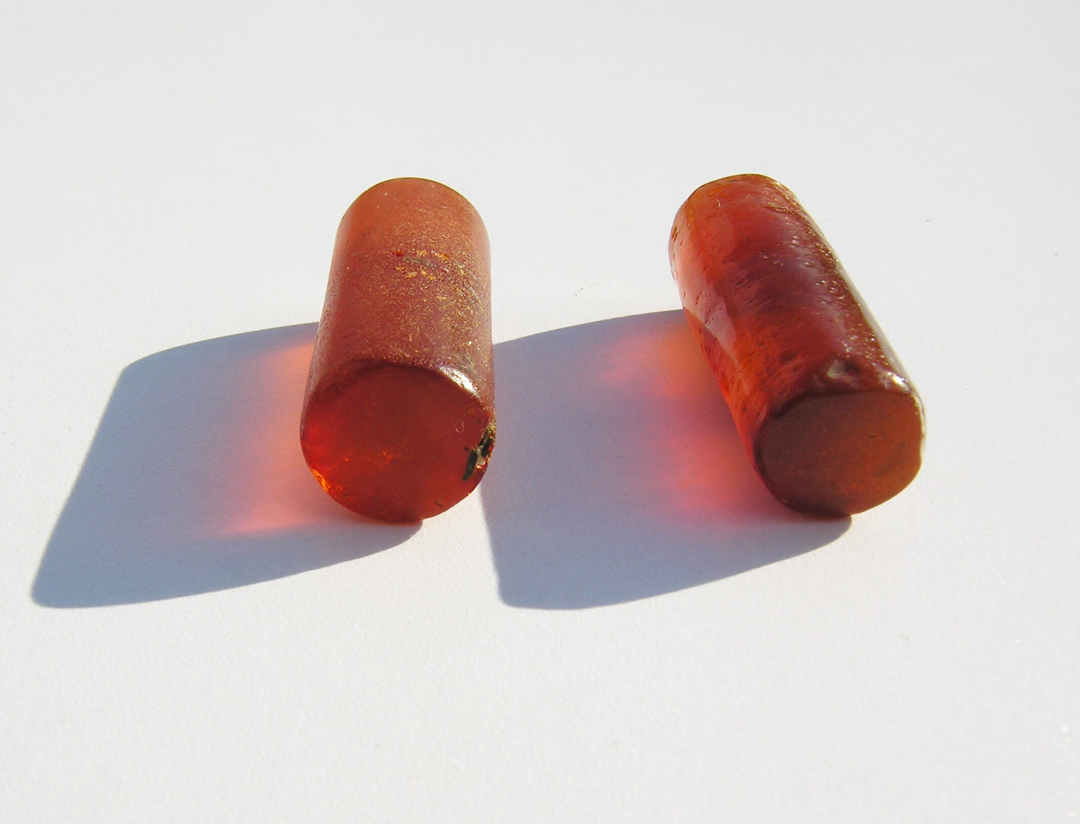 Traditional Antique Amber Cylinder Ear Plugs From the Kachin Etsy