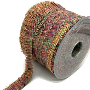 18 mm veelkleurige franje voor naaien en knutselen - etnische franje voor jurk (0,70 inch)