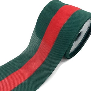 90 mm Red Green Extra Large Trim/Bohemian/Ethnic/Vintage Trim by the yard (3.54 inches)