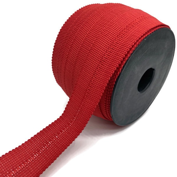 30 mm Red Wide Tape/Braid Trim/Sewing On The Middle/Fancy Trim/Etnic Trim/Boho Trim/Vintage Trim by the yard (1.29 inches)