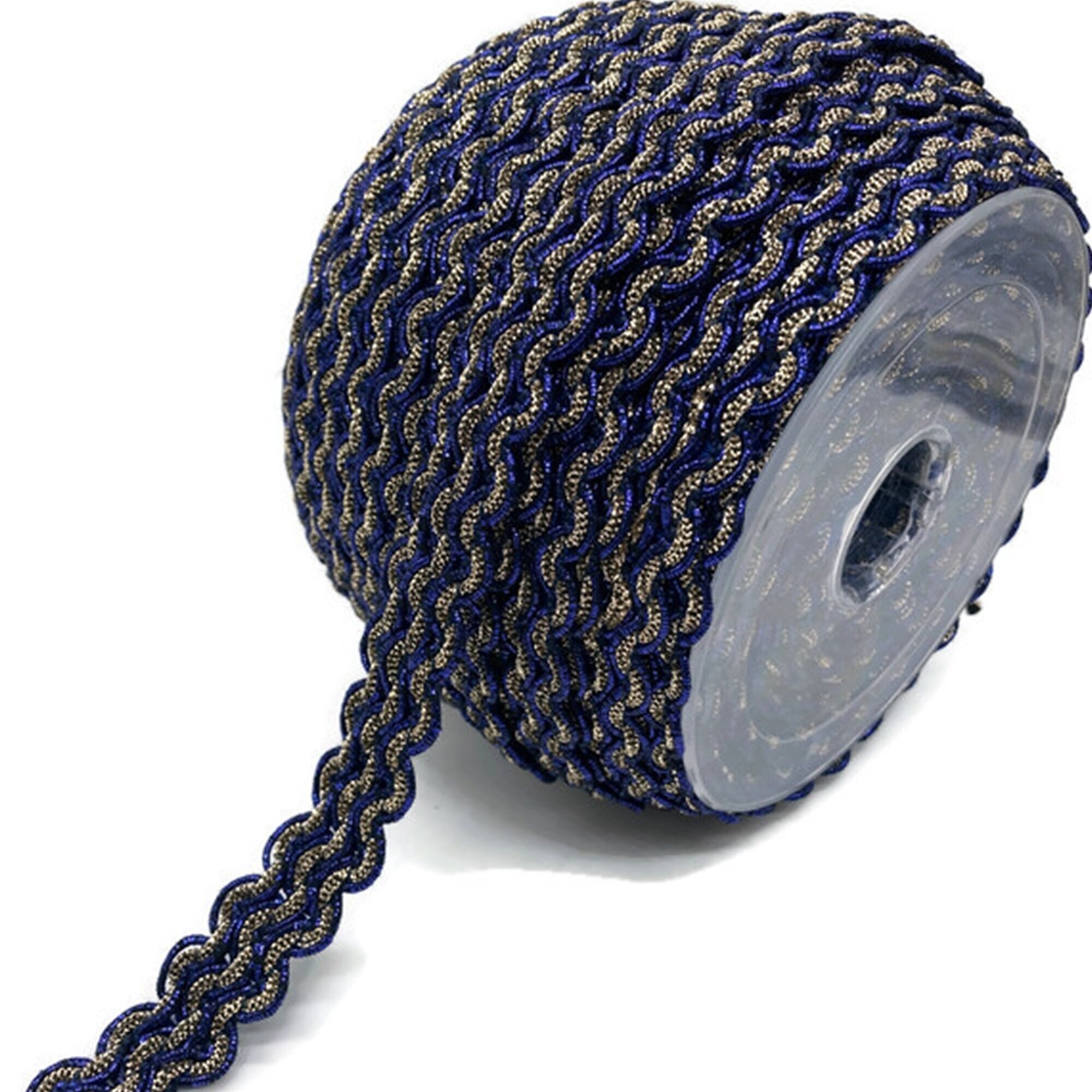1" (2.5cm) Wide Vintage Decorative Gimp Braid Trim # 0100SG, Cool Grey #79 (Light Grey) 5 Yard Value Pack (4.5m/15 Ft