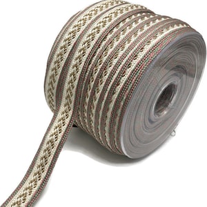 Gold Metallic Arrow Braid Trim - Bohemian Ethnic Costume Trim