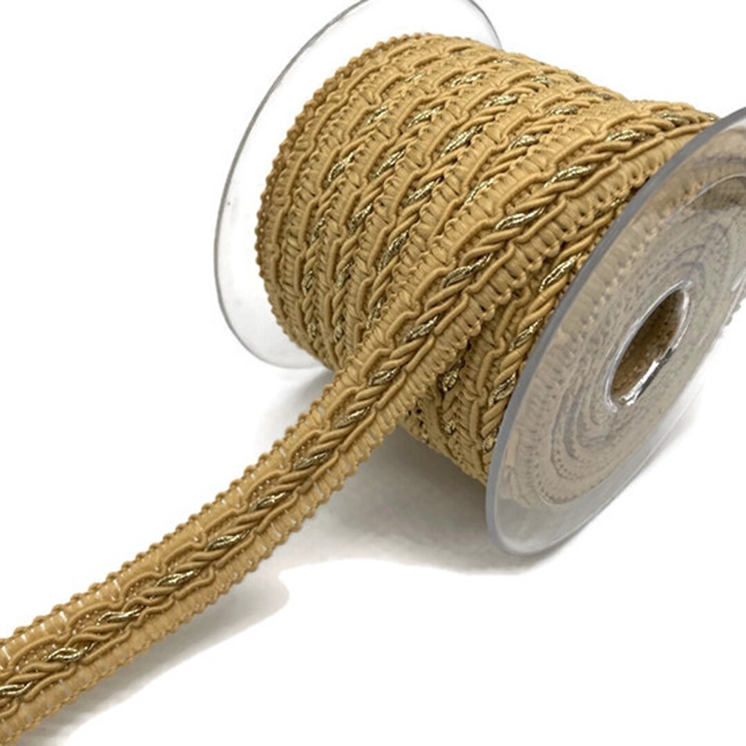 Mustard Ruffle Trim Mustard Yellow Cotton Trim: Gold Glitter Bohemian Fabric Trim (20mm) - Etsy