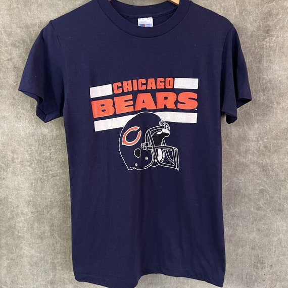 VTG 80s NFL Garan Chicago Bears Single Stitch T-S… - image 1
