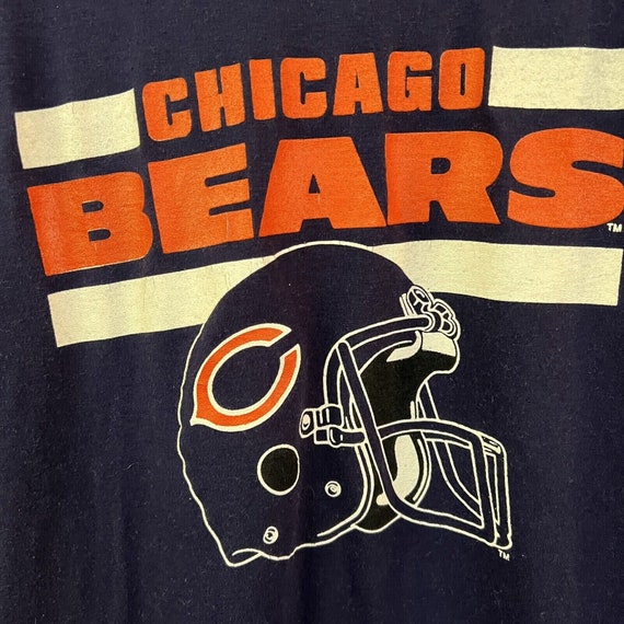 VTG 80s NFL Garan Chicago Bears Single Stitch T-S… - image 2