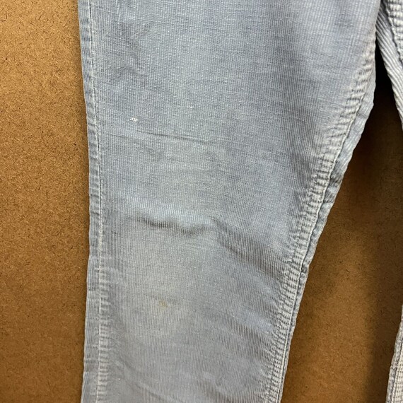 Vintage 70s Distressed Levi's Light Blue Flare Co… - image 8