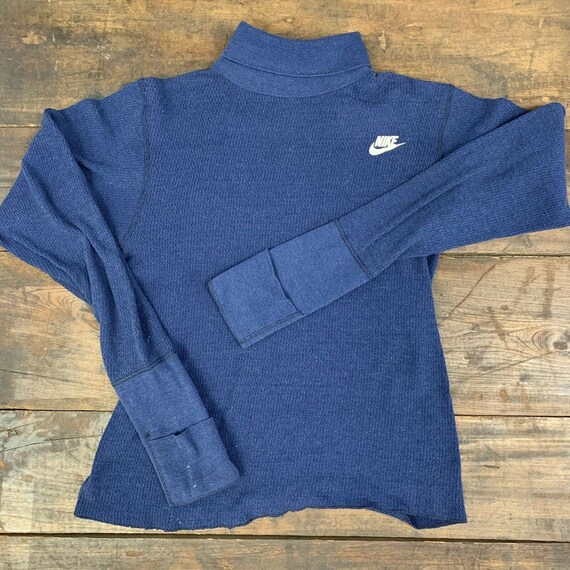VTG 70s Nike Turtleneck Waffle Thermal 